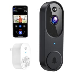 Occuwave 1080P Video Doorbell Camera Wireless, Cloud Storage, Live View, 2-Way Audio, Night Vision, Chime Ringer Included, 2.4G WiFi, Rechargeable Battery, Outdoor Indoor Surveillance