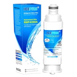 ICEPURE DA97-17376B Refrigerator Water filter Compatible with Samsung DA97-17376B DA97-08006C HAF-QIN, HAF-QIN/EXP, RF23M8070SG, BRF425200AP, 1PACK