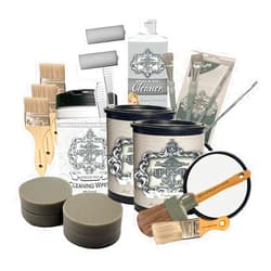 Heirloom Traditions Paint ALL-IN-ONE Paint, 2 Quart Deluxe Cabinet Paint Bundle and Kit, Cashmere (True White)