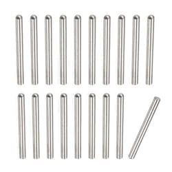 uxcell 3x28mm Dowel Pins, 20pcs 304 Stainless Steel Round Head Flat Chamfered End Dowel Pin Bunk Bed Pins Shelf Pegs Support Shelves Fasten Elements