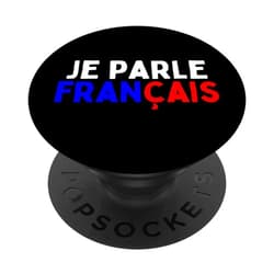 I Can Talk In French Speakers Teacher Student Gift Je Parle Francais Svp , I Speak French Language Dictionary PopSockets Standard PopGrip