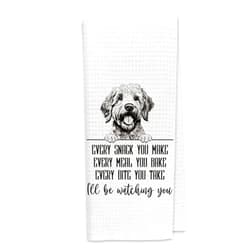 Dibor Goldendoodle Dog Kitchen Towels, Goldendoodle Gifts Dish Towels Dishcloth, Funny Dog Every Meal You Make Cloth Hand Towels Tea Towels for Bathroom Kitchen, Gifts for Dog Lovers, 16x24 Inches