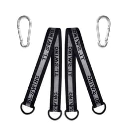 Etonweag Hammock Tree Straps for Baby Swing Outdoor, Lightweight Tree Swing Hanging Straps Kit for kids, Durable Children Rope Swing Set Hanging Straps Kit with Safer Lock Snap Hook(21.65in/55cm), Holds 330 LB