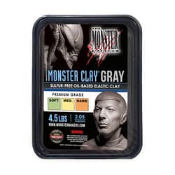 Monster Makers Monster Clay Premium Grade Modeling Clay (Gray - Hard - 4.5lb)