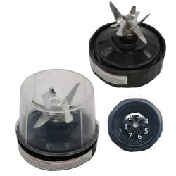 Joymixman 2pcs Replacement Pro Blade with 7 male Fins Gear on Bottom of Blade for Nutri ninja pro BL450 30/BL 456 30/ BL451 30/BN400/BN750, BN750C, BN751, BN800, BN801, DB751A BL910,AMZ493BRN,AMZ012BL