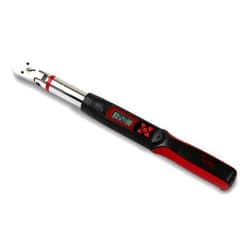 Tapha Tools 3/8 inch Flex-Head Digital Torque Wrench, 5-99.5 ft-lbs (6.8-135 N-m) Torque Range ±2% Accuracy, LED and Buzzer, Preset Memory, ISO 6789 Tested and Calibrated (DKF3N-T135BN)