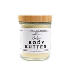 Handmade Baby Body Butter - All Natural- Handmade- Non Whipped