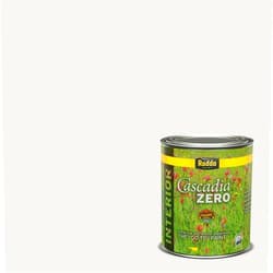 Rodda Paint CASCADIA ZERO Interior Flat Paint & Primer in One, Quart, Dove White
