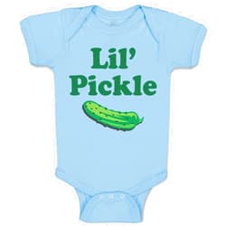 Cute Rascals Custom Baby Bodysuit Lil Pickle Vegetables Funny Cotton Boy & Girl Baby Clothes