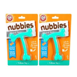 Arm & Hammer For Pets Ora-Play T-Bone Dental Chew Toy for Dogs -( Pack of 2(| Best Dog Chew Toy for The Toughest Chewers | Reduces Plaque & Tartar Buildup Without Brushing, Peanut Butter Flavor