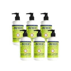 SC Johnson Mrs. Meyers Clean Day Lemon Verbena Hand Lotion, 12 Fluid Ounces (Pack Of 6)