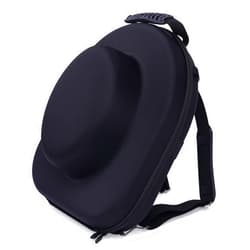 LUGBING Hat Box, Hat Case for Travel Hat Storage Fedora Hat Box Organizer Travel Hat Bag Gift Idea for Men