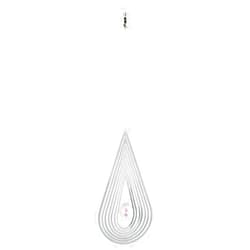 Nature's Melody CS05TD 5-Inch Teardrop Cosmo Spinner - Silver