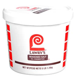 Lawry's Lawrys Seasoned Salt, 5 lb - One 5 Pound Container of All-Purpose Seasoned Salt Made With Perfect Blend of Salt, Garlic, Turmeric, Celery, Paprika and Other Spices