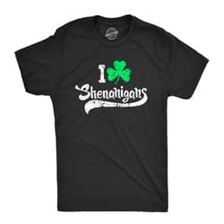 Crazy Dog T-Shirts Mens St Patricks Day Shirts – Funny Irish I Clover Shenanigans and Hooligan Tees Irish Tshirt for The Parade