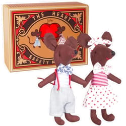 LEVLOVS Christmas Mouse in a Matchbox and Friends Toy Baby Registry Gift Spring Mice Plush Toy