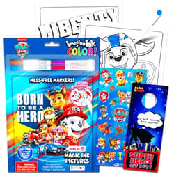 Nickelodeon Imagine Ink Paw Patrol Mess Free Markers and Coloring Book - Paw Patrol Coloring Pages Bundle for Kids Ages 4-8 with Stickers and Door Hanger