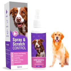 MAZHAOX Dog Calming Spray 1Pack Relief Stress & Anxiety - Dog Pheromone Spray New Environment Stress Relief & Relaxation Support Travel Home Vet Visits Fireworks Calming Care for Small/Medium/Large Dogs 60ml