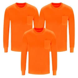 A-SAFETY High Visibility Safety Customize Logo Long Sleev T-Shirt (XS-6XL)