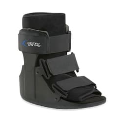 United Ortho USA14011 Short Cam Walker Fracture Boot, Extra Small, Black