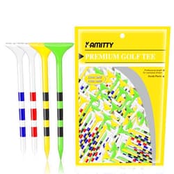 Kamitty Golf Tees Plastic, Unbreakable Golf Tee 3 1/4