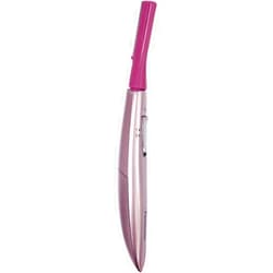 Panasonic Women’s Facial Hair Remover and Eyebrow Trimmer with Pivoting Head, Includes 2 Gentle Blades for Brow and Face and 2 Eyebrow Trim Attachments, Battery-Operated – ES2113PC
