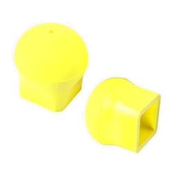 Hasanbar Ladder Stabilizer Bumpers Fit for Werner Extension Ladder Stabilizer, Ladder Standoff Rubber End Caps Ladder Stabilizer Pads Non-Slip Ladder Standoff Protective Covers Ladder Mitts, 2 Pack