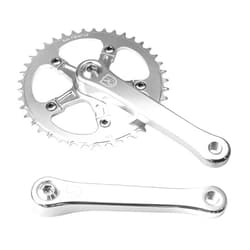 Velo Orange 1-Speed Crankset - 170mm, 42t, Square Taper JIS Spindle Interface, Polished Aluminum