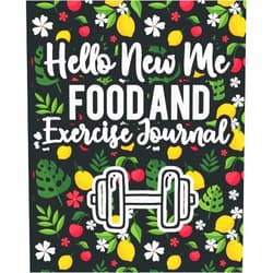 Tammy LIsa Hello New Me Food and Exercise Journal: Daily Nutrition & Personal Health Tracker, Planner For Tracking Meals