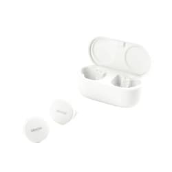 Denon PerL Pro True Wireless Earbuds - Adaptive Active Noise Cancelling, Personalized Sound with Masimo Adaptive Acoustic Technology, Spatial Audio, 32Hr-Battery Life, Wireless Charging, White