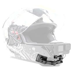 SUREWO Aluminum Motorcycle Helmet Chin Mount Compatible with GoPro Hero 12/11/10/9/8/7/6/5 Black,DJI Osmo Action 3/2/AKASO/Campark and More
