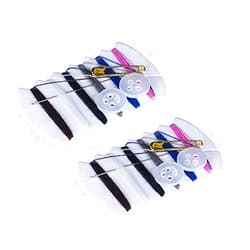 Onwon 50 Sets Travel Sewing Kits with Needles, Threads, Button, Pin - 6 Colors Thread Repair Kit for Hotel Amenities Necessities