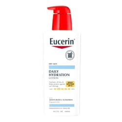 Eucerin Daily Hydration Lotion with SPF 15 - Broad Spectrum Body Lotion for Dry Skin - 16.9 fl. Oz. Pump Bottle