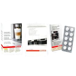 Miele Coffee Machine Cleaning Bundle: Descaling Tablets (6) PLUS Cleaning Tablets (10) PLUS Cleaning agent for Milk Pipework (100)
