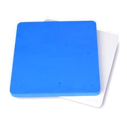 Luzen 2Pcs Square Fondant Foam Pad 12 Holes Sugar Flower Sponge Pad Mat Sugar Flower Fondant Gumpaste Chocolate Modelling Drying Pad Tray Tools for Baking Cake Decoration DIY Sugarcraft Clay Supplies
