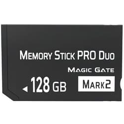 HSANYIUR Original MS 128GB Memory Stick pro Duo (Mark2) for PSP Accessories/Camera Memory Card