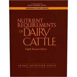 By and Medicine National Academies of Sciences, Engineering (Author), Division on Earth and Life Studies (Author), Board on Agriculture and Natural Resources (Author), Committee on Nutrient Requirements of Dairy Cattle (Author) & 2 more Nutrient Requirements of Dairy Cattle: Eighth Revised Edition (Consensus Study Report: Animal Nutrition)