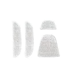 TUAMFO Bling Crystal Front Emblem Car Decorative Sticker – Universal Exterior Decal for Auto Accessories (NOT for Steering Wheel/Rear Emblems)