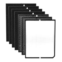 Nispira 3500 Filter Replacement Compatible with Air Doct AD Series 3500 & 3500i Air Purifier Models, 3-Stage HEPA, Activated Carbon & Pre-Filter Set, 1 Set