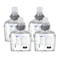 Purell Advanced Hand Sanitizer Gel, 1200 mL Sanitizer Refill TFX Touch-Free Dispenser (Pack of 4) - 5456-04