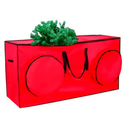 HYRIXDIRECT 9FT Christmas Tree Storage Bag, 600D Oxford Tree Storage Container with Durable Reinforced Handles & Zipper & Wreath Organizer