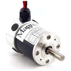 Magmotor Brushed Motor - Magmotor, S28-F4-150X, 500280259, Combat Motor, 24 VDC, 6100 RPM, Brushed DC Motor, DC Electric Motor