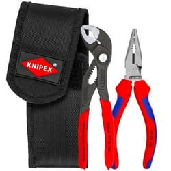 Knipex - 2 Pc Mini Pliers in Belt Pouch - Cobra® and Needle-Nose (002072V06)
