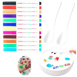 CCLIUGE Magical Drawing Pens for Kids Water, Kiddies Create Magical Floating Drawings Bundle, 12 Colors Magic Water Painting Marker Set with 2 Spoons, Water Art Pen Kit for DIY Tattoo, Gifts for Boys & Girls