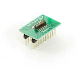 Chip Quik Proto-Advantage DR100D254P20M Dual Row 1.00mm Pitch 20-Pin Male Header to DIP-20 Adapter