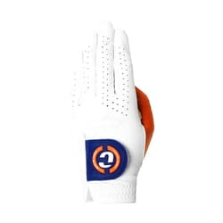 Duca del Cosma Men's Men's Golf Glove Men's Golf Glove Elite Pro - Left - White/Tan