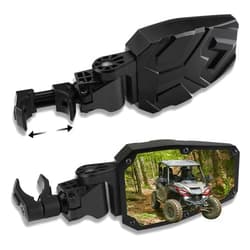 SHEJISI UTV Side Mirrors,UTV Mirror Automatic Folding and Resetting in The Event of Collision,Fits 1.5