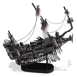 Piececool 3D Puzzles for Adults, Sea Ghost Pirate Ship DIY 3D Watercraft Metal Model Building Kits, Difficult 3D Puzzles for Family Time, Great Christmas Birthday Gifts