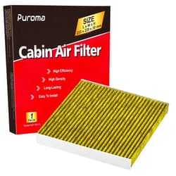 Puroma Cabin Air Filter with Activated Carbon, Replacement for CP134, CF10134, Honda & Acura, Civic, CR-V, Odyssey, CSX, ILX, MDX, RDX, AT134 (1 pc)