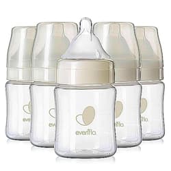 Evenflo Feeding Premium Proflo Venting Balance Plus Wide Neck Baby, Newborn and Infant Bottles - Developed by Pediatric Feeding Specialists - 5 Ounce (Pack of 6)